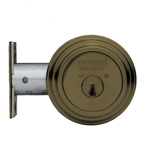 Medeco - Maxum Residential BiAxial - Single Deadbolt - Backset 2-3/8" - 13 - Oil Rubbed Bronze - DLT Keyway - UHS Hardware
