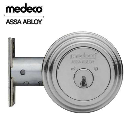 Medeco - 11JC623 - Maxum Commercial - M3 BiLevel - Double Deadbolt - 2-3/8" Backset - 26D - Satin Chrome - DLT Keyway - Grade 1 - UHS Hardware