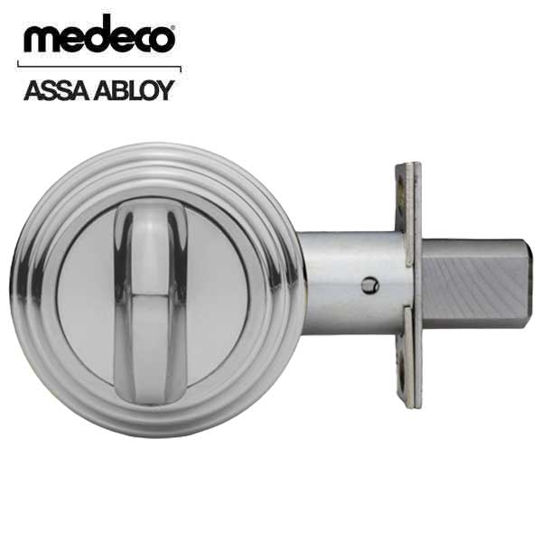 Medeco - Maxum Residential - M3 - Single Deadbolt - 2-3/4" Backset  - 26 - Satin Chrome - DLT Keyway - UHS Hardware