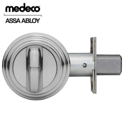 Medeco - Maxum Residential - M3 - Single Deadbolt - 2-3/4" Backset  - 26 - Satin Chrome - DLT Keyway - UHS Hardware