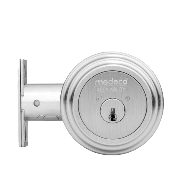 Medeco - Maxum Residential BiAxial - Captive Deadbolt - 2 3/8" Backset - Satin Nickel - Grade 1 - UHS Hardware