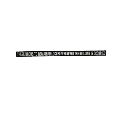 Don-Jo - DD 6 - Door Decal - UHS Hardware