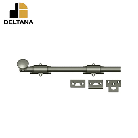 Deltana - 12" Surface Bolt - Heavy Duty - Optional Finish
