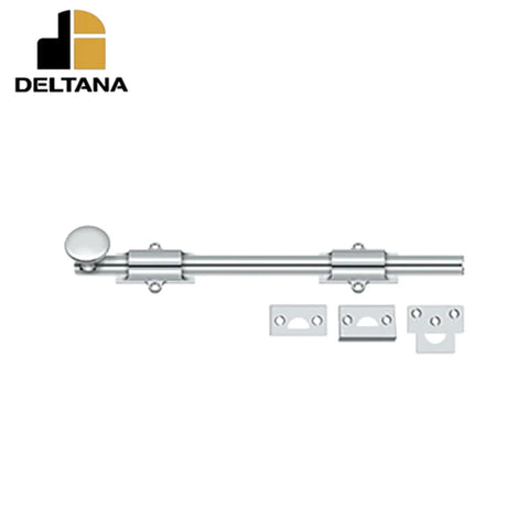 Deltana - 12" Surface Bolt - Heavy Duty - Optional Finish