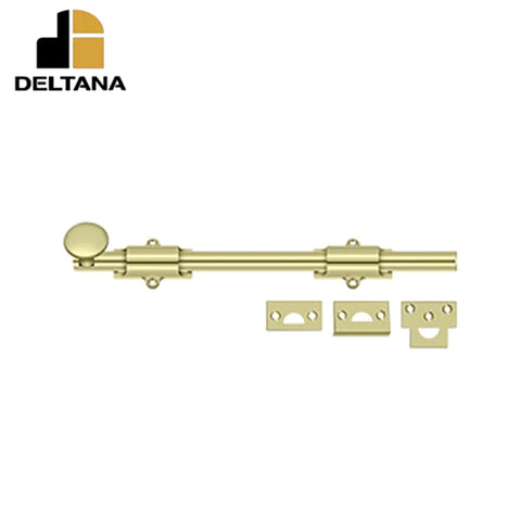 Deltana - 12" Surface Bolt - Heavy Duty - Optional Finish