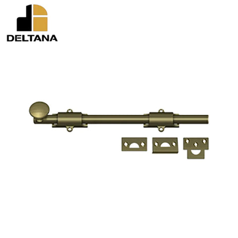 Deltana - 12" Surface Bolt - Heavy Duty - Optional Finish