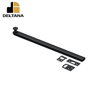 Deltana - 12" Surface Bolt - Concealed Screw - Heavy Duty - Optional Finish