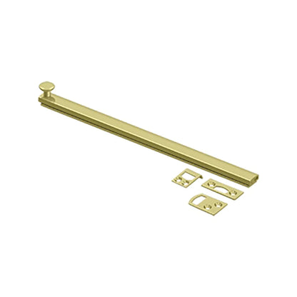 Deltana - 12" Surface Bolt - Concealed Screw - Heavy Duty - Optional Finish