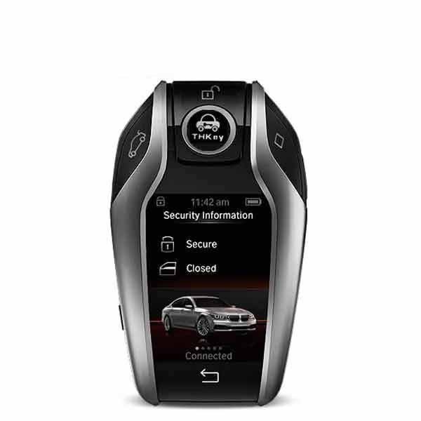 2012-2018 BMW 3 / 5 / 7  Series / 4-Button Smart Key w/ LCD Screen  / FEM / BDC (433 Mhz) (RSK-BMW-LC433) - UHS Hardware