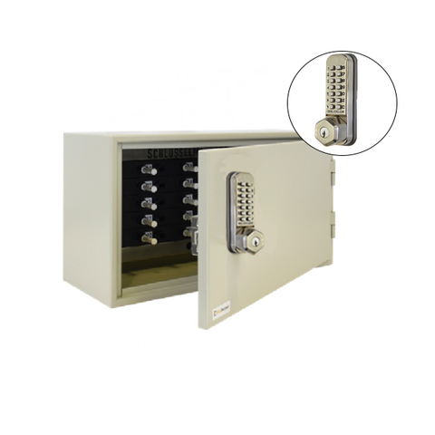 CodeLocks - Key Control Hook Key Cabinet w/ CL255 - Mechanical Lock - Tubular Latch - Optional Cabinet Storage - UHS Hardware