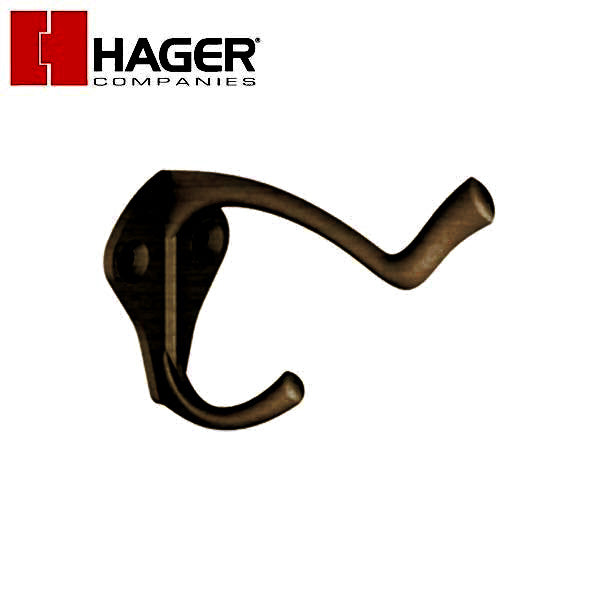 Hager - 6610 - Coat and Hat Hook - Optional Finish