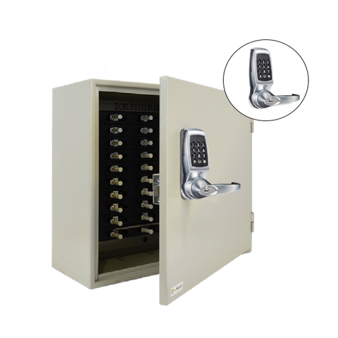 CodeLocks - Key Control Hook Key Control Cabinet w/ CL4510 - Smart Lock - Tubular Latch - Passage Function - Remote Release - Netcode Technology - Optional Size - UHS Hardware