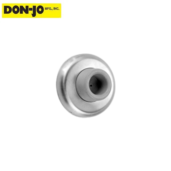 Don-Jo - 1407 - Concave Wall Bumper - Satin Stainless Steel - UHS Hardware