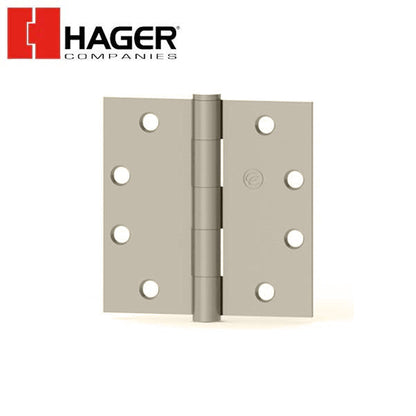 Hager - EC 1100 - Full Mortise - 5-Knuckle - Plain Bearing - Standard Weight - 4.5" x 4.5" - Optional Finish - Optional Pin Function