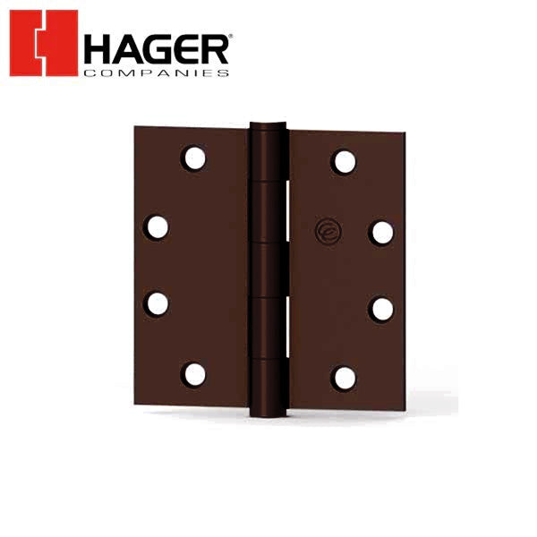 Hager - EC 1100 - Full Mortise - 5-Knuckle - Plain Bearing - Standard Weight - 4.5" x 4.5" - Optional Finish - Optional Pin Function