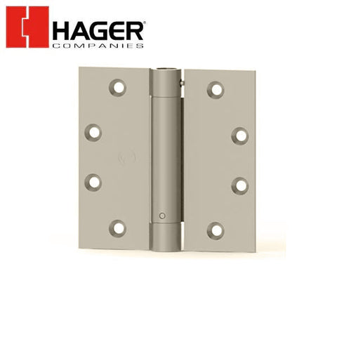 Hager - EC 1105 - Full Mortise - Spring Hinge - Standard Weight - Square Corner- 4.5" x 4.5" - Optional Finish