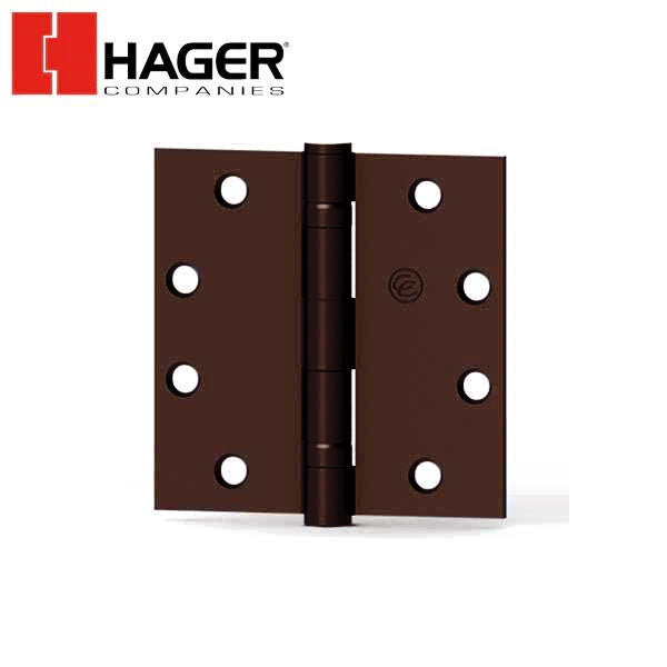 Hager - ECBB 1100 - Full Mortise - 5-Knuckle - Ball Bearing - Standard Weight - 4.5" x 4.5" - Optional Finish - Optional Pin Function