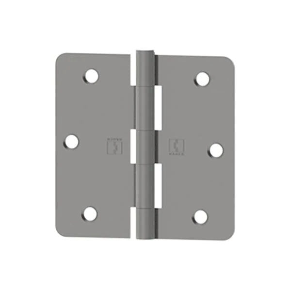 Hager - RC1741 - 5-Knuckle - Round Corner 1/4" Radius - Plain Bearing with Fasteners - 3.5" x 3.5" - Optional Finish