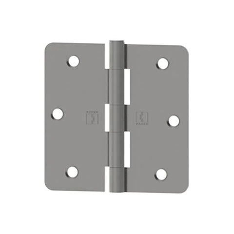 Hager - RC1741 - 5-Knuckle - Round Corner 1/4" Radius - Plain Bearing with Fasteners - 3.5" x 3.5" - Optional Finish