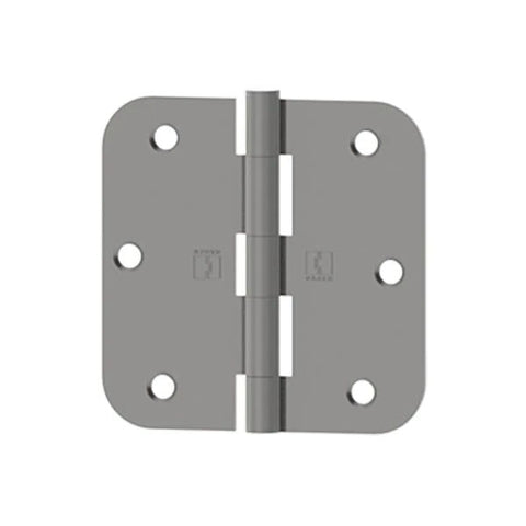Hager - RC1841 - 5-Knuckle - Round Corner 5/8" Radius - Plain Bearing With Fasteners - 3.5" x 3.5" - Optional Finish