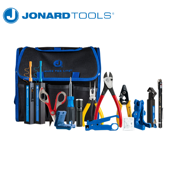Jonard Tools - TK-160 - Fiber Prep Kit with Connector Cleaners & Visual Fault Locator - UHS Hardware