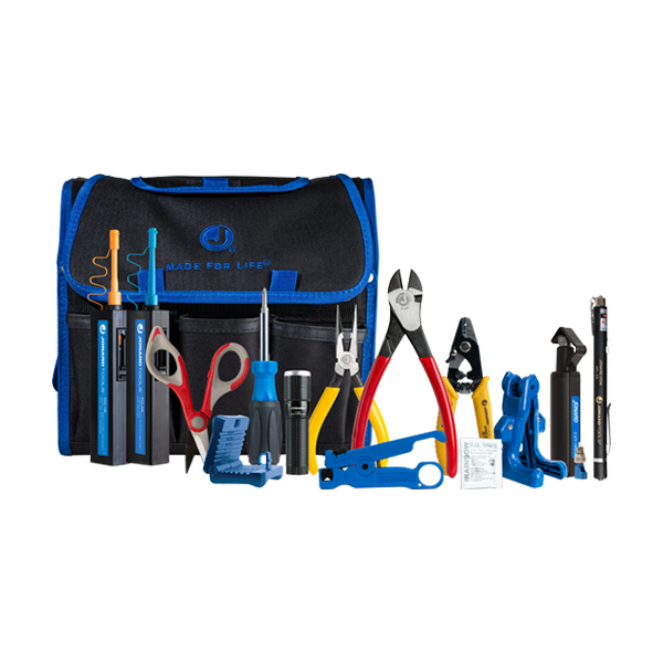 Jonard Tools - TK-160 - Fiber Prep Kit with Connector Cleaners & Visual Fault Locator - UHS Hardware