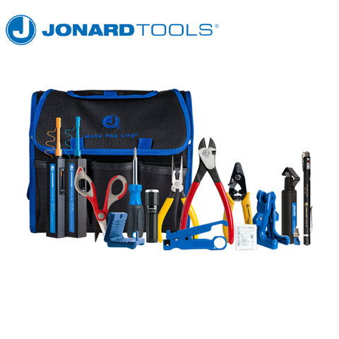 Jonard Tools - TK-160 - Fiber Prep Kit with Connector Cleaners & Visual Fault Locator - UHS Hardware