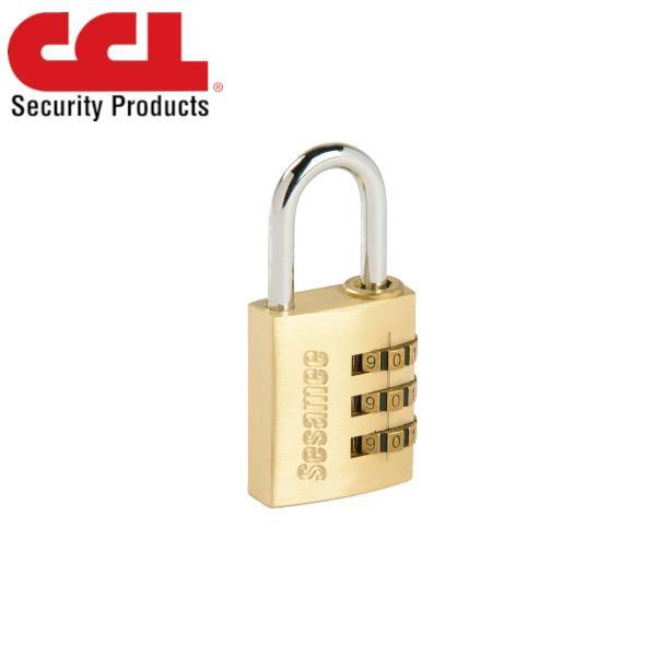 CCL Sesamee DIY / 3-Dial 16530 Combination Padlock / 30mm / Gold - UHS Hardware