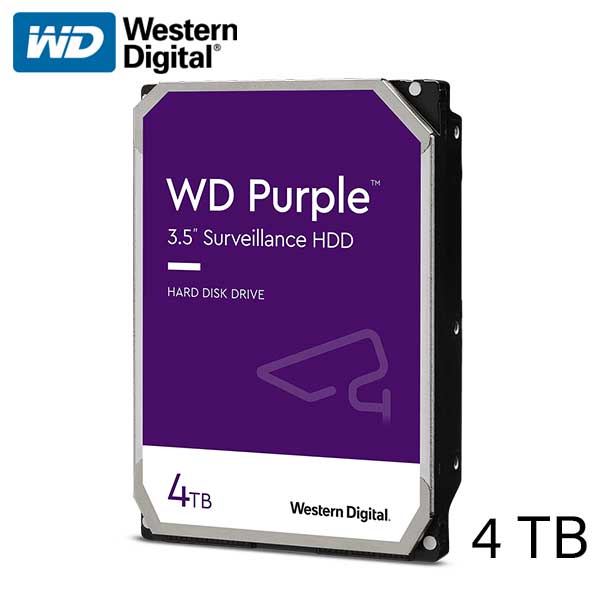 Western Digital / Surveillance Hard Drive / 4 TB / WD40PURX-64N96Y0 - UHS Hardware