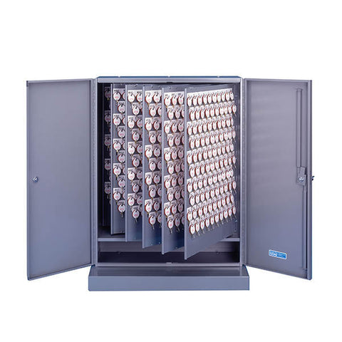 Lund - 1800 Series Wall Key Cabinet - Optional Tag System - Optional Capacity - 18 Gauge Steel - Grey Powder Coat Finish