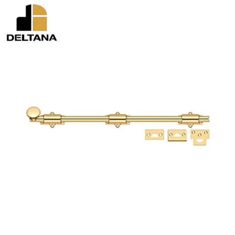 Deltana - 18" Surface Bolt - Heavy Duty - Optional Finish