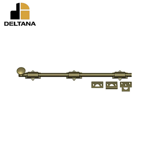 Deltana - 18" Surface Bolt - Heavy Duty - Optional Finish