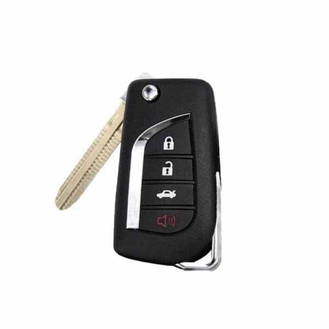 2015-2017 Toyota Sienna Tundra Tacoma / 4-Button Flip Key / PN: 89742-AE011 / GQ43VT20T (H Chip) (RFK-TOY-T4H) - UHS Hardware