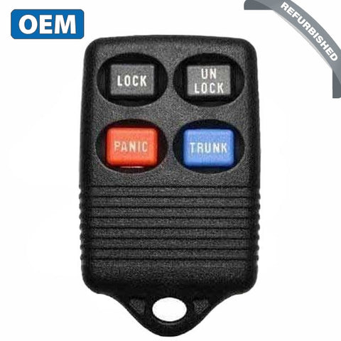 1992-1998 Ford / Mercury Lincoln Mazda 4-Button Keyless Entry Remote Pn: 3165189 Gq43Vt4T (Oem