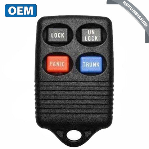 1992-1998 Ford / Mercury Lincoln Mazda 4-Button Keyless Entry Remote Pn: 3165189 Gq43Vt4T (Oem