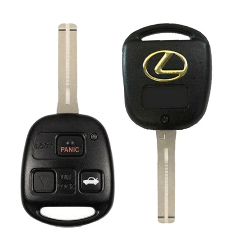 1998-2005 Lexus Es Gs Is Ls / 3-Button Remote Head Key Short Blade Pn: 89070-53530 Hyq1512V (Oem