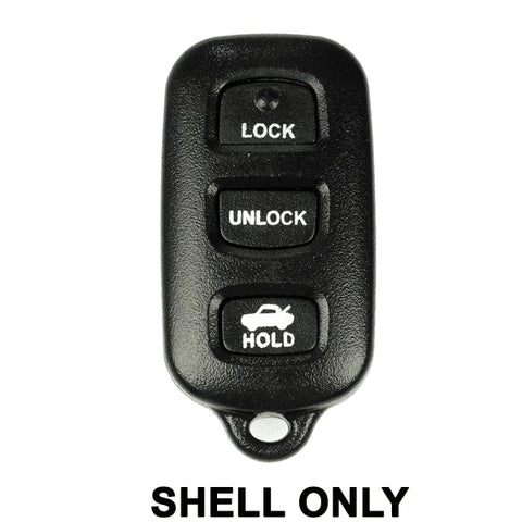 1998-2008 Toyota / 4-Button Keyless Entry Remote SHELL for HYQ12BAN / GQ43VT14T (JMA) - UHS Hardware