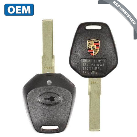1999-2000 Porsche 911 / 1-Button Remote Head Key / PN: 996-637-243-01 / LTQTXF315P3 (OEM) - UHS Hardware