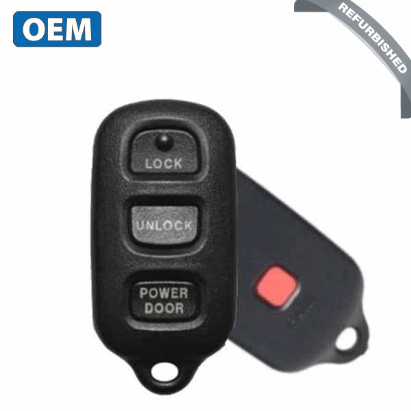 1999-2003 Toyota Sienna / 3-Button Keyless Entry Remote / PN: 89742-08050 / GQ43VT14T (OEM) - UHS Hardware