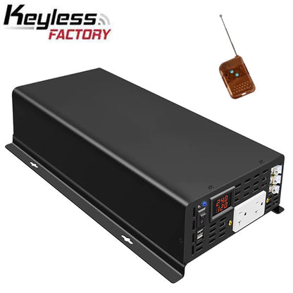 RBU5 - 12VDC - 4000 Watt Pure Sine Wave Inverter - Bi-Directional Inverter - DC to AC - Optional Remote Connectivity - USB Ports - UHS Hardware