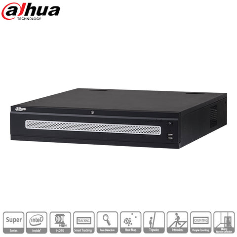 Dahua / 64-Channel / 12MP / NVR / 8 SATA / HDD Sold Separately / DH-NVR6A08-64-4KS2 - UHS Hardware
