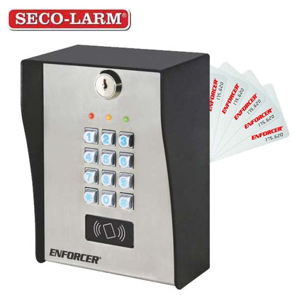 Seco-Larm - Access Control Digital Keypad - 1000 Users - Heavy Duty - Built-In PROX Reader - Vandal Resistan - Outdoor - UHS Hardware