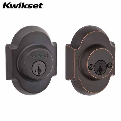 Kwikset - Austin Series Double-Cylinder Deadbolt Featuring SmartKey Technology - 11P - Venetian Bronze Finish - UHS Hardware