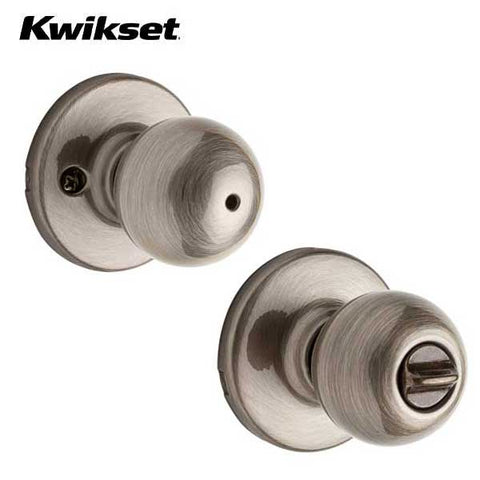 Kwikset - Polo Knob Set - Round Rose - Optional Finish - Optional Function - Grade 3 - UHS Hardware