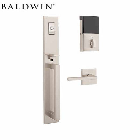 Baldwin - Evolved Minneapolis - Full Dummy Handleset - 5162 Interior Lever - Left Handed  - Satin Nickel - Grade 2 - UHS Hardware