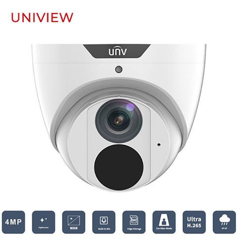 Uniview / UNv / IP / 4MP / Eyeball Camera / Fixed / 2.8mm Lens / Outdoor / WDR / IP67 / 30m Smart IR / 3 Year Warranty / UNV-3614SB-ADF28KM-I0 - UHS Hardware