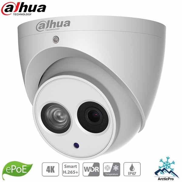 Dahua / IP Camera / 8MP / ePoE Eyeball / 2.8 mm Fixed Lens / WDR / IP67 / 6 KV / 5 Year Warranty / DH-N84CG52 - UHS Hardware