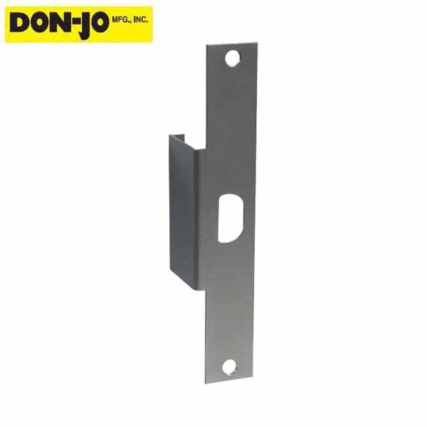 Don-Jo - Electric Strike Filler Plate - 9" x 1 3/8" - Silver Coated - UHS Hardware