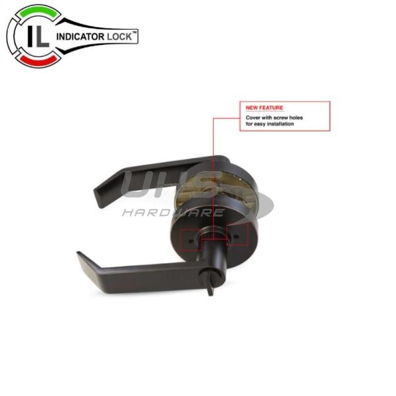 Privacy Commercial Lever Handle w/ INDICATOR - ORB - UHS Hardware