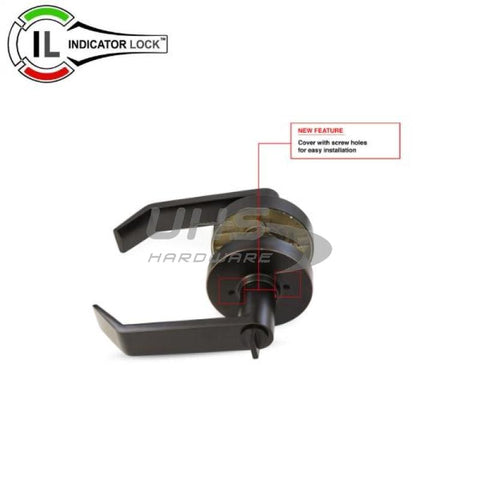 Privacy Commercial Lever Handle w/ INDICATOR - ORB - UHS Hardware